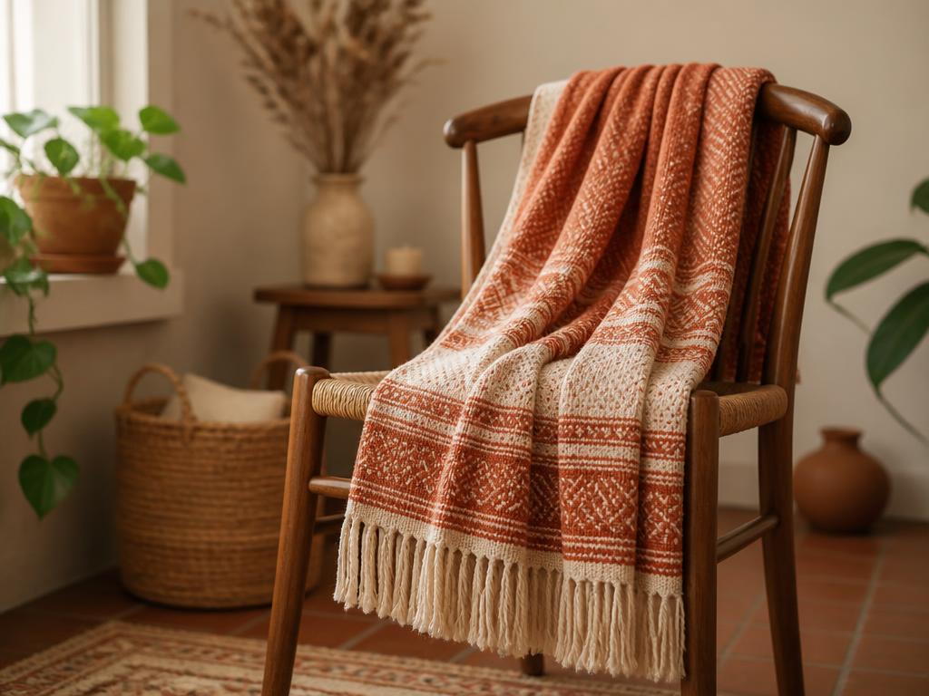 A handwoven rebozo scarf for gentle labor support